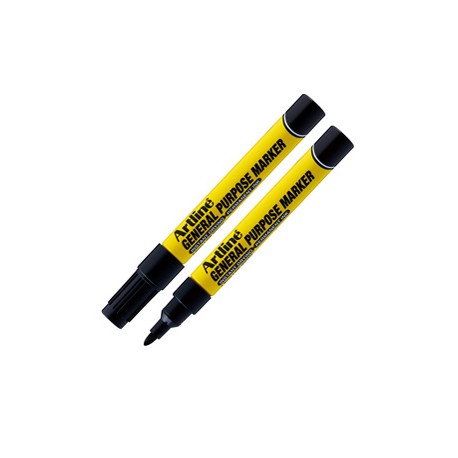 Marcatore permanente - multiuso - punta tonda 1,5 mm - nero - Artline