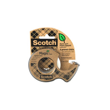 Nastro adesivo in chiocciola Magic 900 - 19 mm x 20 m - acrilico - trasparente - Scotch