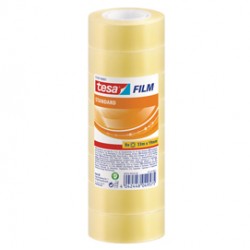 Nastro adesivo Tesafilm - 19 mm x 33 m - PP - trasparente - Tesa - torre 8 pezzi