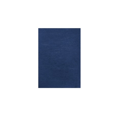 Copertine per rilegatura - A4 - cartoncino groffrato semilpelle - 240 gr - royal blu - Fellowes - conf.100 pezzi