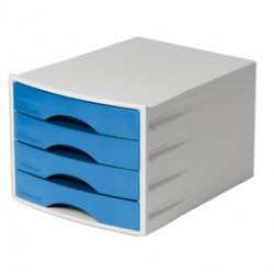 Cassettiera Eco - 29 x 23 x 36 cm - Azzurro - Durable