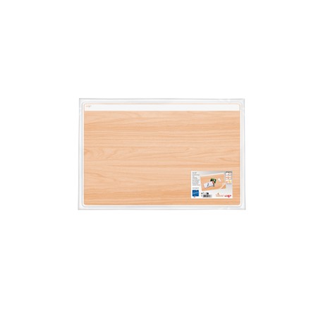 Sottomano Silva - pvc - con stampa legno - copertura trasparente - antiriflesso - Cep