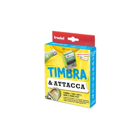 Kit Timbra&Attacca - per stampa su tessuti/etichette - Trodat