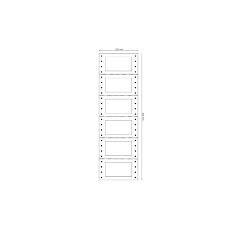 Etichette adesive in modulo TT956 - 64 x 34 mm - per revisioni - Markin - scatola da 1200 etichette