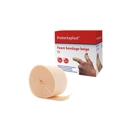 Bendaggio coesivo Protectaplast -  6 cm x 4,5 m - color pelle - PVS