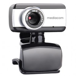 Webcam M250 - microfono integrato - 480p - Mediacom