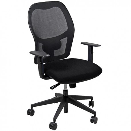 Seduta operativa Hubble HUHU - tessuto Chili - braccioli regolabili - nero - Unisit