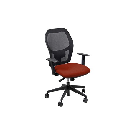 Seduta operativa Hubble HUHU - tessuto Fashion - braccioli regolabili - arancione - Unisit