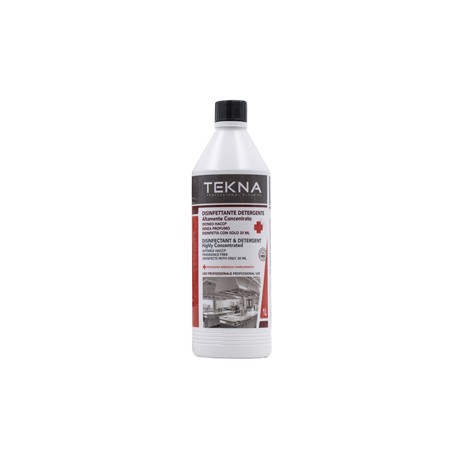 Disinfettante detergente - per superfici - super concentrato - 1 lt - Tekna