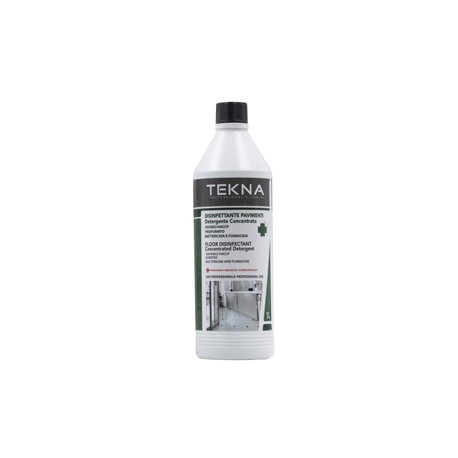 Disinfettante detergente - per pavimenti - concentrato - 1 lt - Tekna