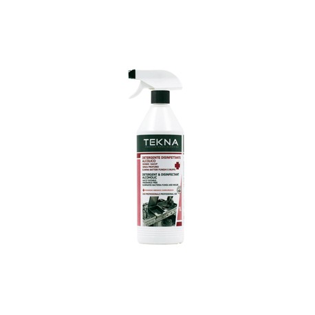 Disinfettante detergente alcolico - senza profumo - 1 lt - Tekna