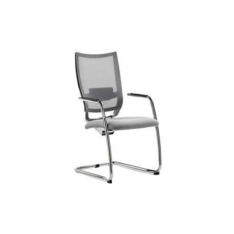 Seduta attesa Elite concept COV - con braccioli inclusi - grigio/grigio - Unisit