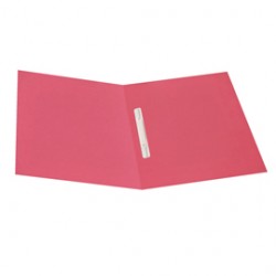 Cartellina semplice con pressino - 200 gr - 25 x 34 cm - cartoncino riciclato manilla - magenta - Cartotecnica del Garda