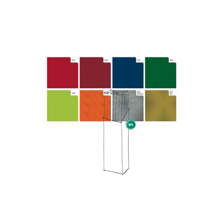 Rotolo carta regalo Ecocolor - 3 x 1 m - colori assortiti - Sadoch