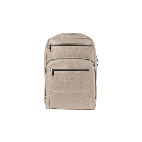 Zaino Gate Trended - 29 x 42 x 15 cm - ecopelle - ghiaccio - In Tempo