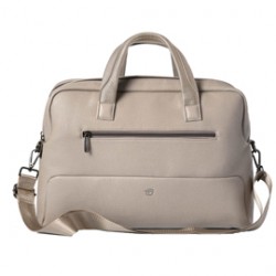 Borsa Gate Trended - con manici - 41 x 30 x 15 cm - ecopelle - ghiaccio - In Tempo