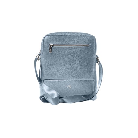City bag medium Gate Trended - 25 x 30 x 6 cm - ecopelle - azzurro - In Tempo