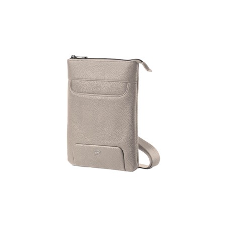 City bag piccola Gate Trended - 20 x 26 x 2 cm - ecopelle - ghiaccio - In Tempo