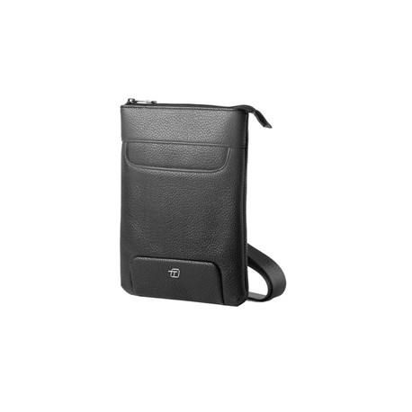City bag piccola Gate Trended - 20 x 26 x 2 cm - ecopelle - nero - In Tempo