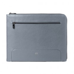 Office bag Gate Trended - 20 x 26 x 2 cm - ecopelle - azzurro - In Tempo
