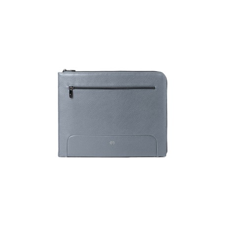 Office bag Gate Trended - 20 x 26 x 2 cm - ecopelle - azzurro - In Tempo