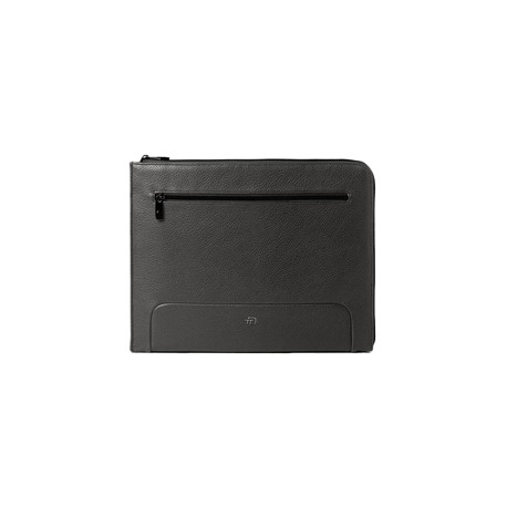 Office bag Gate Trended - 20 x 26 x 2 cm - ecopelle - nero - In Tempo
