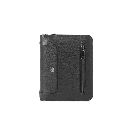 Portablocco Gate Trended - 19 x 23 cm - f.to utile A5 - ecopelle - nero - In Tempo