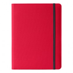 Portablocco Meet - con elastico - 31 x 25 x 1,4 cm - rosso - In Tempo