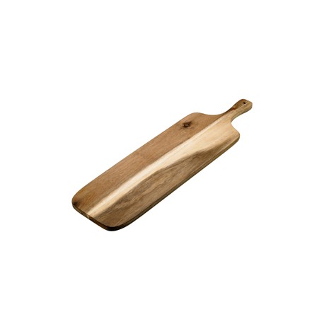 Tagliere con manico - 45 x 18 x 1,6 cm - legno di acacia - Leone