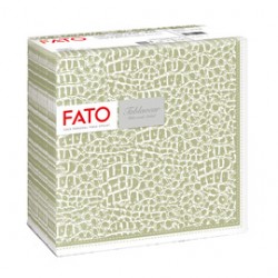 Tovagliolo linea AirLaid - carta - 40 x 40 cm - Croc Skin salvia - Fato - conf. 50 pezzi