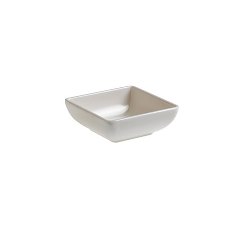 Ciotolina quadrata fingerfood - 7,5 x 7,5 x 2,7 cm - melamina - bianco - Leone