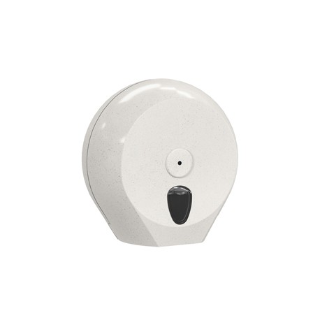 Dispenser carta igienica Woodplastic rotolo Mini Jumbo plus - 27,3 x 12,8 x 27 cm - rotolo diametro 23 cm - bianco - Mar