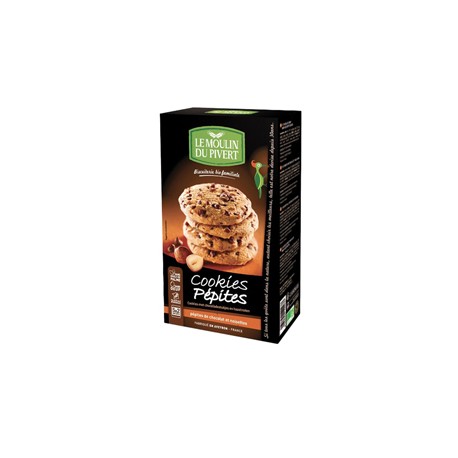 Cookies cioccolato e nocciola - 175 gr - Le moulin du privert