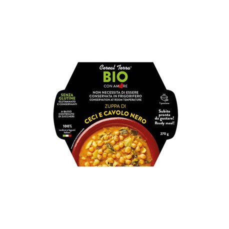 Zuppa ceci e cavolo nero - 300 gr - Cereal Terra