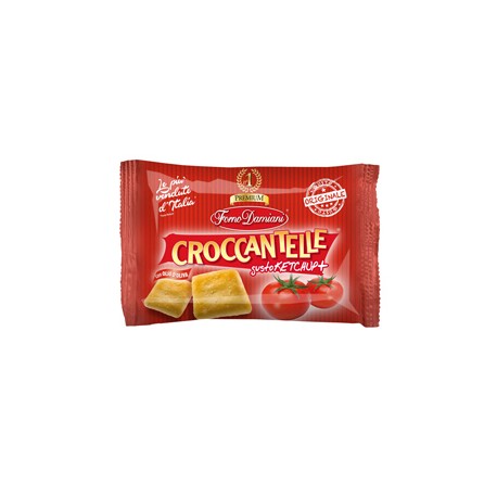 Croccantelle - in sacchetto - 35 gr - gusto ketchup - Forno Damiani