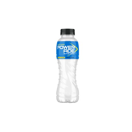 Powerade - in bottiglia - 500 ml - gusto active zero lemon
