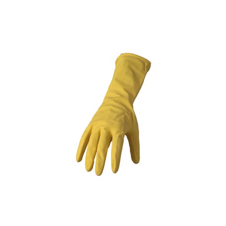 Coppia di guanti in lattice felpato R90 - tg XL - giallo - Reflexx