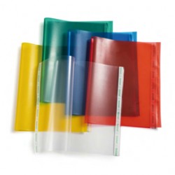 Coprilibro Glass goffrato - con biadesivo - 50 x 31 cm - PP - trasparente - Colorosa