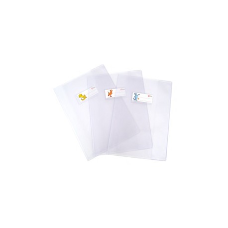 Coprimaxi goffrato Superseta - c/alette e portanome - A5 - PVC - trasparente neutro - Colorosa