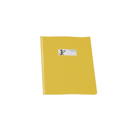 Copriquaderno coprente GreenLine - c/alette - A5 - lucido - PVC - giallo - Colorosa