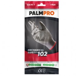 Guanti mechanical Safety Palmpro 102 - taglia L - grigio - Icoguanti