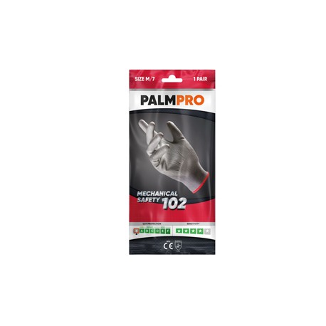 Guanti mechanical Safety Palmpro 102 - taglia L - grigio - Icoguanti