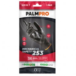 Guanti mechanical Safety Palmpro 253 - taglia L - nero - Icoguanti