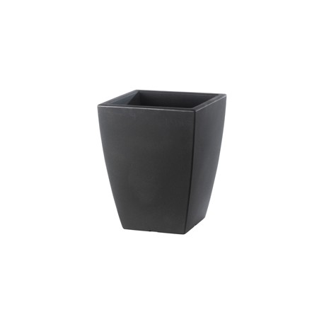 Vaso Quadro Veneto - 56 L - PE - antracite - TeraPlast