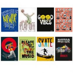 Maxiquaderno Teen Boy  - A4 - 4 mm - 20+1 fogli - 80 gr - Blasetti