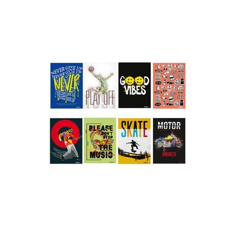 Maxiquaderno Teen Boy  - A4 - 4 mm - 20+1 fogli - 80 gr - Blasetti