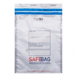 Sacchetti di sicurezza Safe Bag - per corrieri - K70 - 14,4 x 24 + 4 cm - bianco - Bong Packaging - conf. 100 pezzi