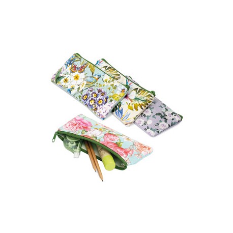 Bustina Nature Flowers - 22 x 10 cm - tessuto - fantasie assortite - Pigna