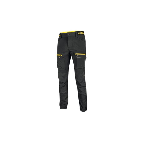 Pantalone Horizon - taglia M - nero/giallo - U-power