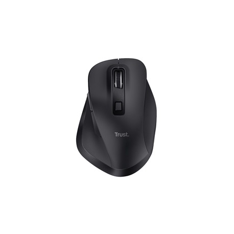 Mouse wireless Fyda - ricaricabile - nero - Trust